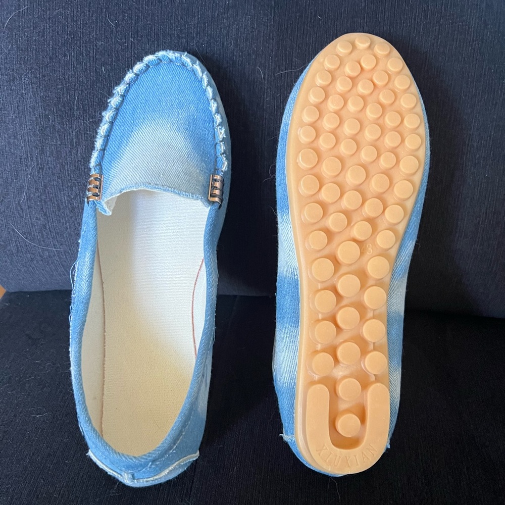 Blue Denim Loafer size 9.5